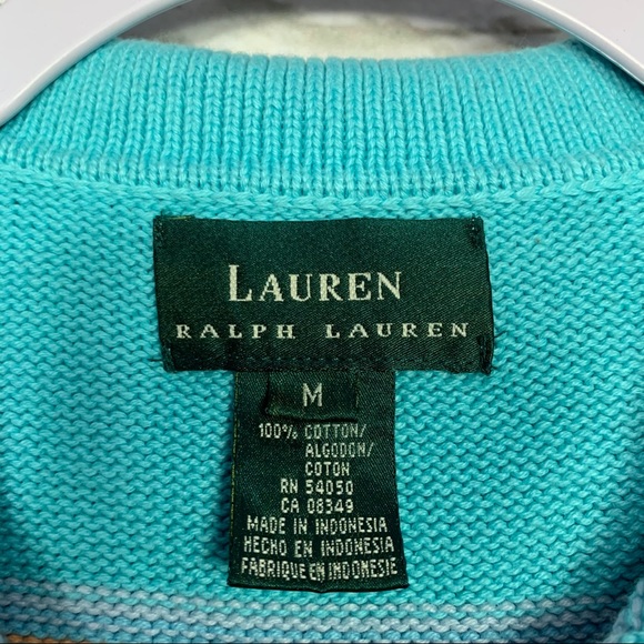 Lauren Ralph Lauren Knit Cotton Sweater Vest M - Picture 4 of 6